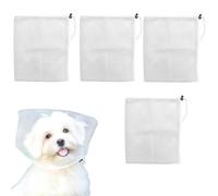 Dog Mesh Face Guard, Adjustable Anti Scavenging Breathable,Dog Mesh Muzzle to Prevent Biting | for Training Daily Walking Car Trip Home Rest Outdoor Exploration