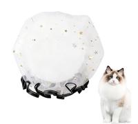 Dog Mesh Headwear, Breathable, 25 x 25 x 30 cm, 80 g, Muzzle Protection for Pets - Prevents Foreign Bodies from Eating for Small Dogs, Elastic Face - Protection When Walking In