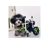 Dog Mobility Aids Wheelchair Full Support, 4 Wheels Leg Brace For Dogs Back Leg Disabled Dog Rehabilitation Support Cart Help Pets Stand Up(L)