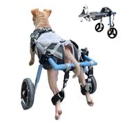 Dog Mobility Wheelchair，Fully Adjustable Pet Support Walker with Breathable Harness & Smooth-Rolling Tires,No-Tool Setup, Design for Senior, Injured, Disabled large breed Dogs(XXL)