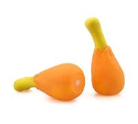 Dog Molle Stick Chicken Leg Shape Aggressive Chewing Squeaky Drum Stick Interactive Training Toy Medium/Large