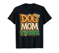 Dog Mom Big Graces Paw Love Value Graphic T-Shirt