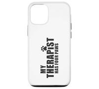 Dog Mom Dad Therapy Pet Lover - My Therapist Has Four Paws Case for iPhone 12/12 Pro