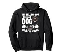 Dog Mom Dog Owner I´m A Baby German Wirehaired Pointer Pullover Hoodie