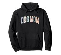 Dog Mom Floral Vintage Aesthetic Pet Lover Pullover Hoodie
