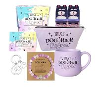 Dog Mom Gifts for Women, Dog Lovers Gifts for Women, Dog Themed Gift Basket, Dog Mom Mothers Day Birthday Gifts for Wife Grandma Sisters., Unique Gifts for Dog Lovers, Best Dog Mom Gifts (Purple)