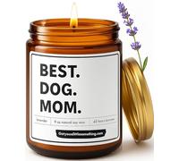 Dog Mom Gifts for Women - Funny Lavender Candle for Dog Moms - Gifts from Dog, Present Ideas for Dog Owners, Dog Lovers Birthday Gift for Her | Mothers Day Dog Mom Gift for Friends and Coworkers