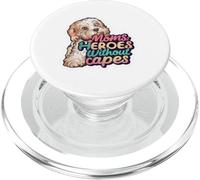 Dog Mom Heroes Without Capes Doodle Dog PopSockets PopGrip for MagSafe