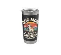 Dog Mom in The Garden Again Retro Stainless Steel Insulated Tumbler