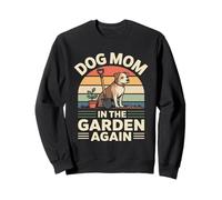 Dog Mom In The Garden Again Retro Sweatshirt