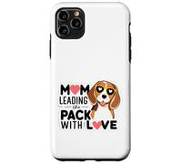 Dog Mom Leading the Pack with Love Beagle Pup Case for iPhone 11 Pro Max