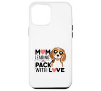 Dog Mom Leading the Pack with Love Beagle Pup Case for iPhone 12 Pro Max