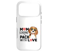 Dog Mom Leading the Pack with Love Beagle Pup Case for iPhone 17 Pro