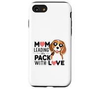 Dog Mom Leading the Pack with Love Beagle Pup Case for iPhone SE (2020) / 7/8