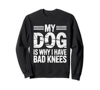 Dog Mom My Dog Is Why I Have Bad Knees Funny Walking Gift Sweatshirt