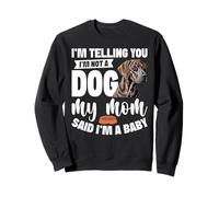 Dog Mom Puppy Lover Pet Lover I'm A Baby Plott Hound Sweatshirt