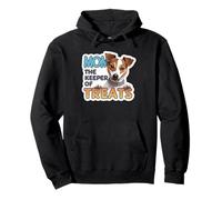 Dog Mom The Keeper Of Treats Happy Canine Lover Pullover Hoodie