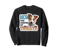 Dog Mom The Keeper Of Treats Happy Canine Lover Sweatshirt