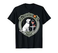 Dog Mom Wine Lover Funny Labrador Glass Paws Women Fur T-Shirt