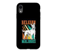 Dog Mommy | Dog Dad | Pet Owner | Retro Belgian Malinois Case for iPhone XR