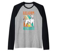 Dog Mommy | Dog Dad | Pet Owner | Retro Belgian Malinois Raglan Baseball Tee