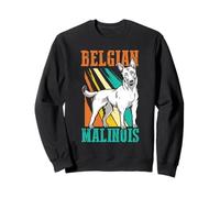 Dog Mommy | Dog Dad | Pet Owner | Retro Belgian Malinois Sweatshirt