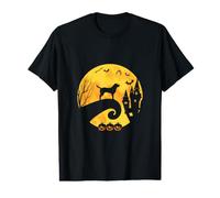Dog Moon Funny Halloween Scary Costume Value Graphic T-Shirt