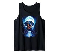 Dog Moonlit Forest Tank Top