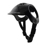 Dog Motorcycle Helmet - Pet Safety Cap | Adjustable EVA Foam Headgear, Lightweight Open Ear Design With Sponge Lining, Windproof Riding Hat For Small Dogs Cats Outdoor Cycling And Scooter Trips