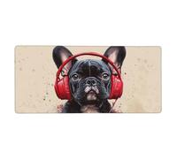 Dog Mouse Pad 600 x 300 mm Large Mouse Mat Cute Desk Mat with Water Resist Surface,XXL Mousepad with Anti-Slip Rubber Base,Extended Gaming Mouse Pads for Office Desktop Decor,Gifts for Women/Men M885