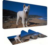 Dog Mouse Pad 800x400mm, Gaming Accessories Mouse Mat - Mousepad with Non-Slip Base and Stitched Edge Compatible with Laser and Optical Mice Table Pad for Gaming Office Work Gifts Men, Animal j0zj-677