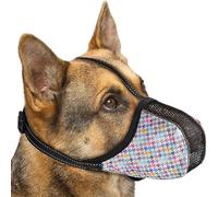 Dog Mouth Guard | Adjustable Soft Mesh No Barking Pet Muzzle | Air Mesh Guard Prevents Licking Chewing Anti-Barking for Puppy Wildlife Scavenging Control