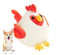Dog Moving Ball - Deluxe Chicken Bounce Ball with Sound | Smart Rechargeable Refill Squeaky Toy | Interactive Pet Balls Toy for Medium Small Dogs, J