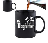 Dog Mug | Dogfather | Gift for Dog Lover | Heat Changing Mug | Birthday Gifts | Animal Coffee Tea Mug | Coffee Mug | Secret Santa Gift | Dog Lover Gift