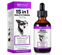 Dog Multivitamin Drops 15 in 1 - Vitamin & Natural Supplements- Helps with Hip & Joint, Immune System, Skin & Coat, Gut Health. 60ml