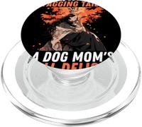 Dog Mum Autumn Joy Leaves Love Wiggle Tails Autumn PopSockets PopGrip for MagSafe