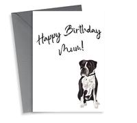 Dog Mum Birthday Card from Boxer