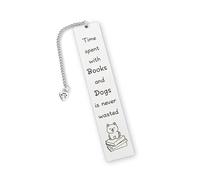 Dog Mum Gifts Bookmarks for Women and Men Dog Lovers Gifts for Women Themed Gift for Friend Sister Brother Daughter Son Easter Christmas Gift for Adult Book Lovers Cute Presents for Book Lover
