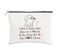 Dog Mum Gifts for Dog Lovers Gifts for Women Easter Gift for Dogs Lovers Birthday Gift Just A Girl Who Loves Dogs Makeup Bag Cosmetic Bags for Women Christmas Presents for Womens