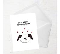 Dog Mum Happy Birthday Greetings Card - Large Card