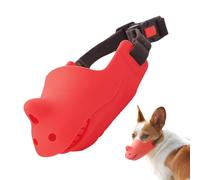Dog Muzzle Adjustable, Anti-Bite, Anti-Barking, Eating, Small, Medium | Silicone Muzzle Against All Breeds Puppy Kitten Home Travel Park Care Vet
