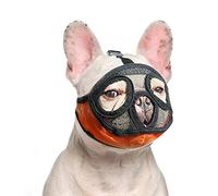 Dog Muzzle, Adjustable Breathable Dog Anti-bite Muzzle for Bulldogs, Short-nosed Dogs