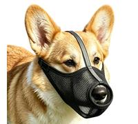 Dog Muzzle Against Barking Mesh Breathable Reflective Mouth Guard