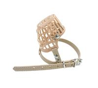 dog muzzle, Allows Panting,Drinking And Training,Comfort Fit,Lightweight And Durable,Prevent Eating Biting Chewing Dog Mouth Guard Cover(Brown,No.7)