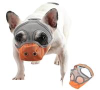 Dog Muzzle Anti-biting Barking Chewing Adjustable Loop Pets Muzzle Covered Muzzles Pet Supplies French Fighting Dog Muzzle Flat Face Pug Dog Muzzle Anti-chaotic Biting Eating Muzzle