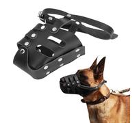 Dog Muzzle, Anti Biting Chewing Breathable Adjustable Reinforced Easy to Use Dog Cage Mouth Cover, Dog Mouth Guards for Small Medium Large Dog Pet Training