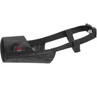 Dog Muzzle - Black. Nylon, Allows Drinking, Panting & Treat Training. 10 Sizes.