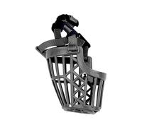 Dog Muzzle, Breathable Basket Muzzle for Small Medium Dogs, Adjustable Dog Basket Muzzle Anti Biting, Chewing & Barking, Perfect for Grooming and Training Aggressive Reactive Dogs Black Size 4