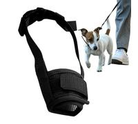 Dog Muzzle - Breathable Mesh Muzzle for Small and Medium Dogs | Soft Adjustable Muzzle for Barking & Biting, Comfortable Dog Mouth Guard | Grooming Tool for Pet Care, Dog Behavior Control