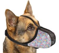 Dog muzzle, dog mouthguard, breathable air breathing pet animated mouth cover soft covered, chew training mussel barking anti-borrowing bit prevents the
